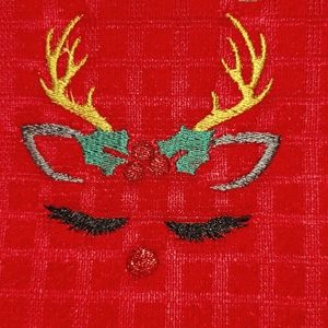 7pc Reindeer Kitchen Towel Set